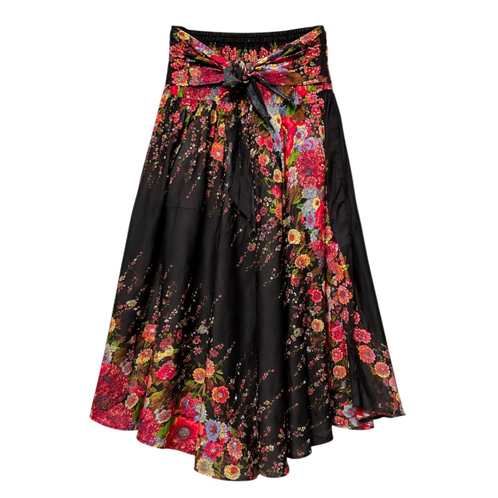 Dark Romantic Whimsigoth Midi Skirt Womens One Size Fairy Grunge Festival Moody